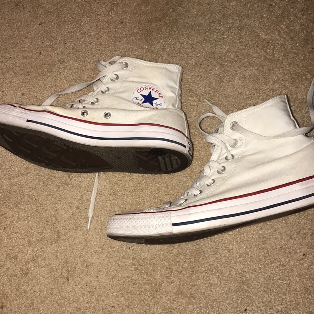 White high top converse